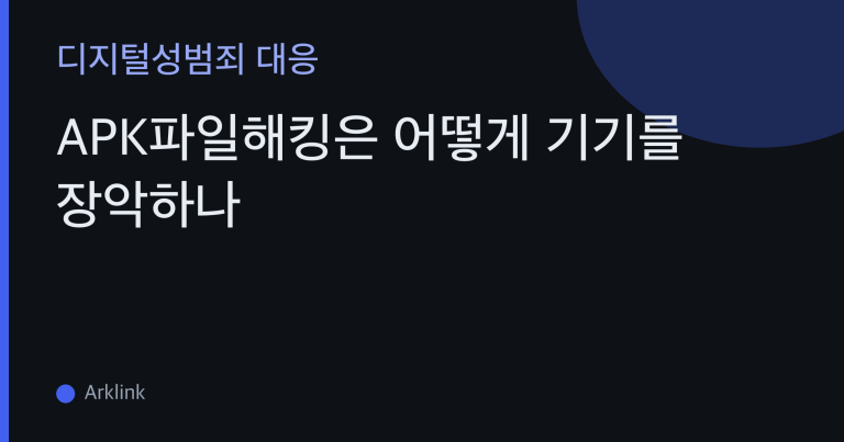 APK파일해킹은 어떻게 기기를 장악하나 — 설치 순간 넘어가는 연락처·저장소·카메라 권한의 원리 대표 이미지
