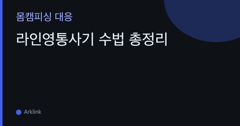 라인영통사기 수법 총정리: 영상통화 유도하는 설득·압박 대화와 거절 대처법 대표 이미지